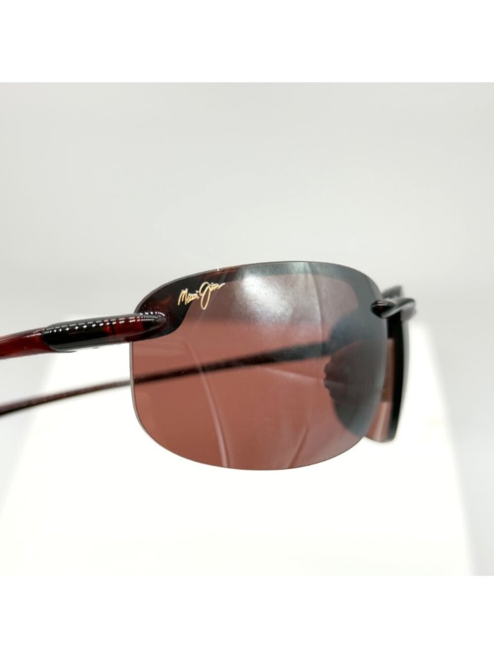 Maui Jim Ho'Okipa Sunglasses MJ407-10 Rose Lens 64-17-130 READ - Picture 12 of 12